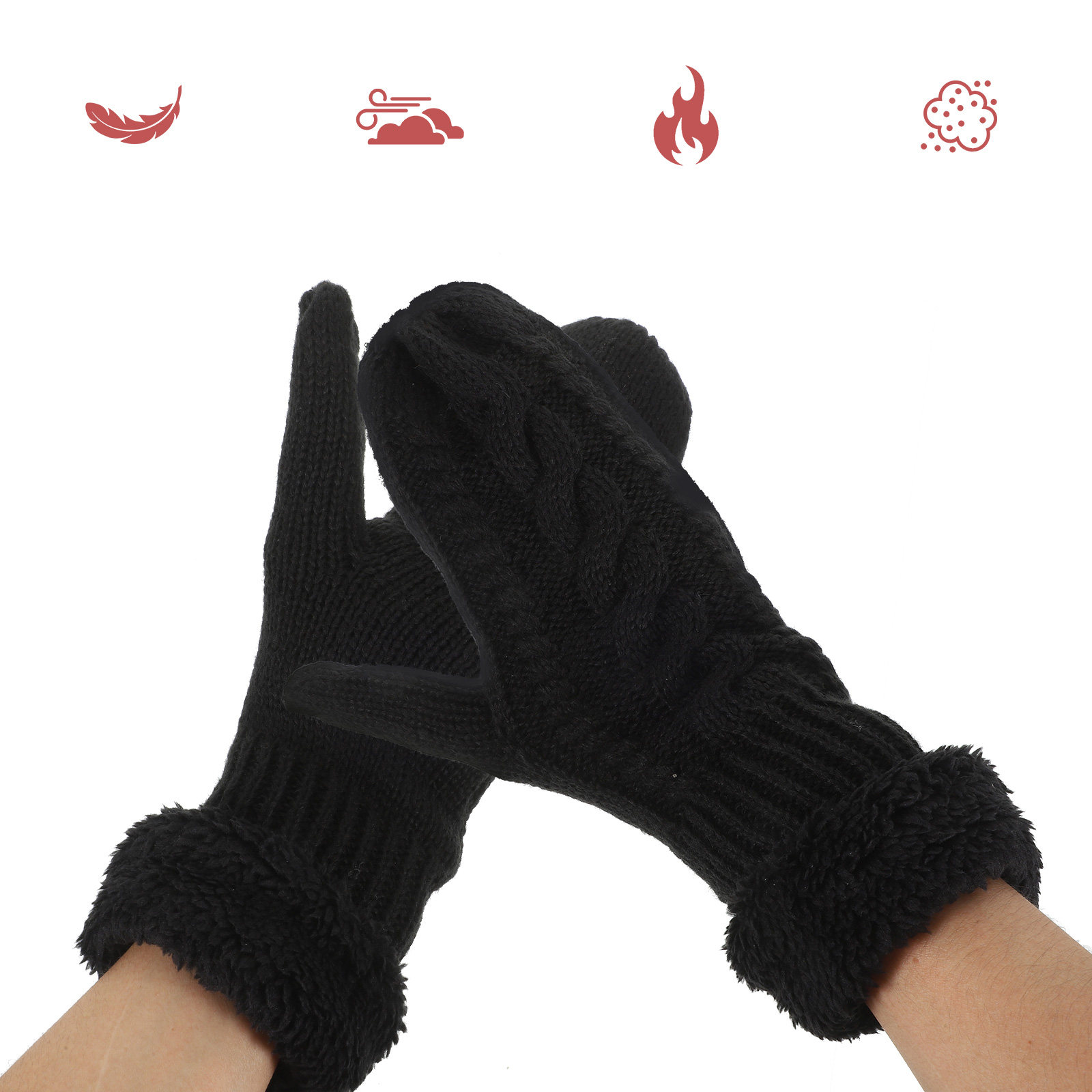 Winter Cycling Commute - 1 paire de gants d'hiver pour