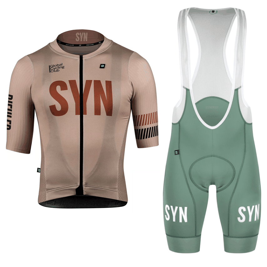 Cycling Commute Shorts - SYN-Maillot de cyclisme marron à manches