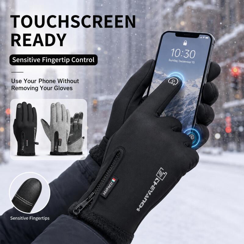 Gants d'hiver chauds à écran t - Winter Cycling Commute avis et prix