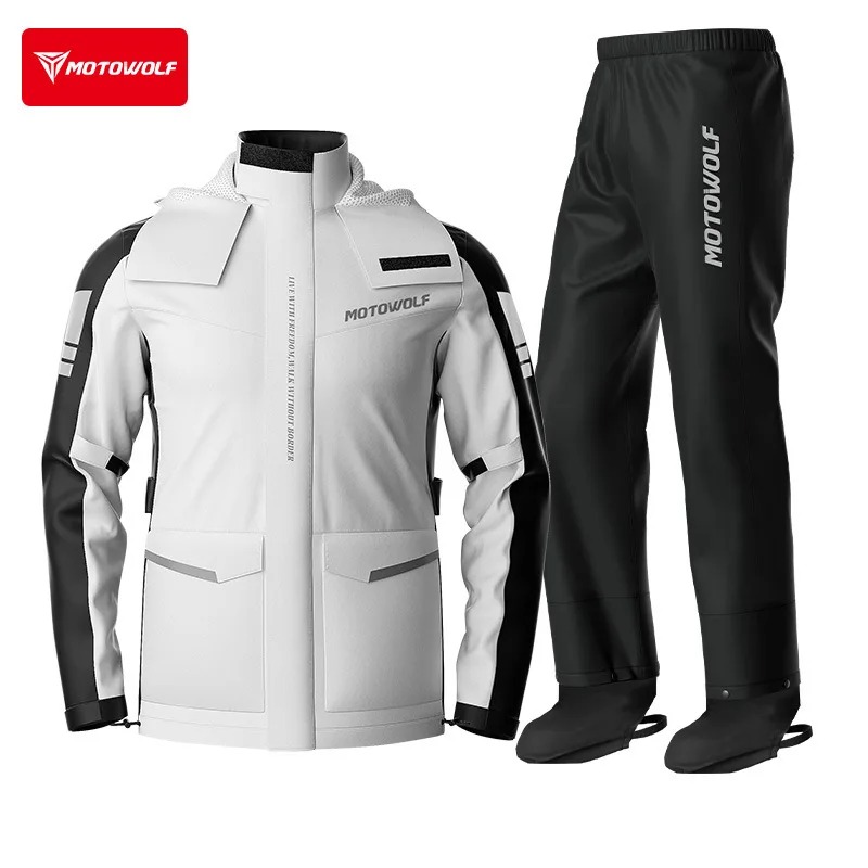 Motowolf veste de pluie réfléc - Cycling Commuter Rain Jacket avis et prix